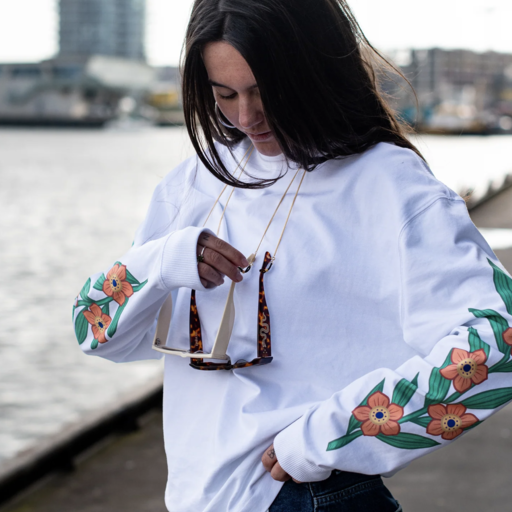 TACHO Bagheera Flower Longsleeve White