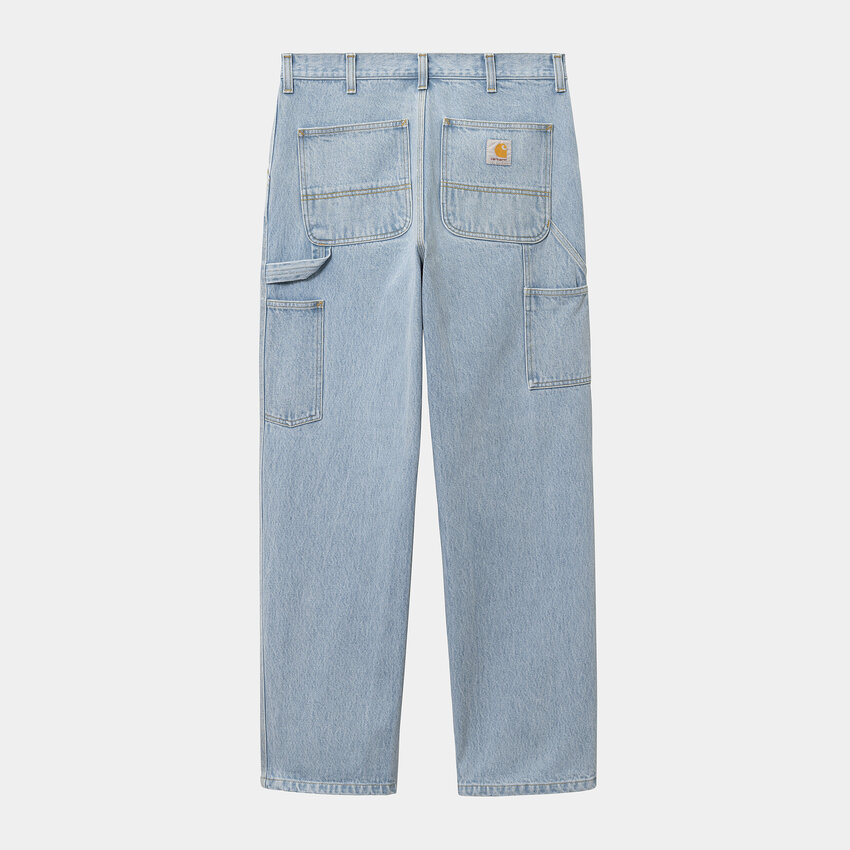 Carhartt WIP Single Knee Pant Blue Heavy Stone Bleached