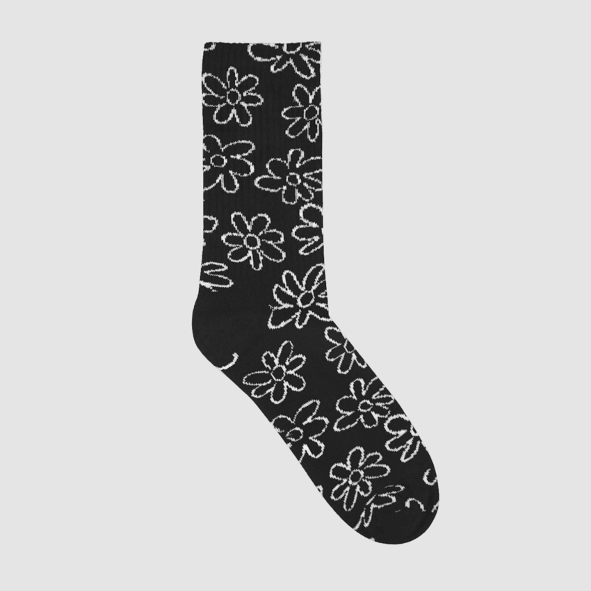 ARTE Antwerp Flower Allover Socks Black