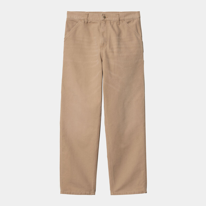 Carhartt WIP Single Knee Pant Peanut Aged Canvas