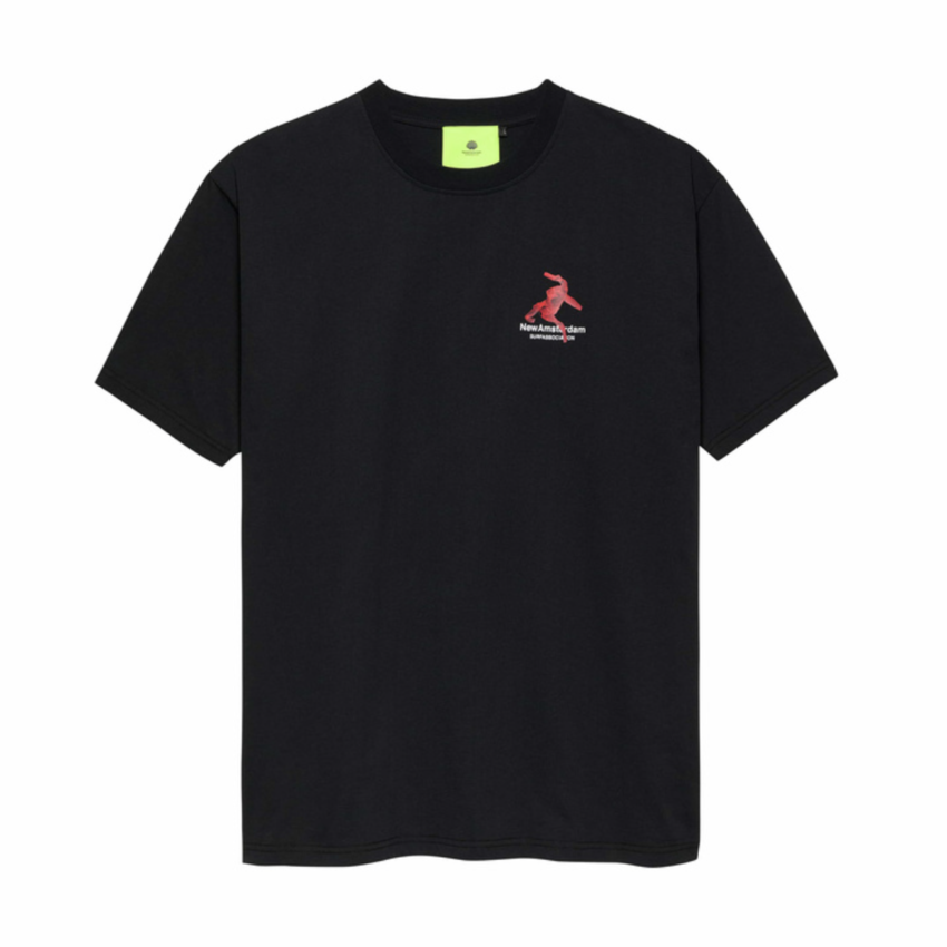 New Amsterdam Surf Association  After Surf Tee Black