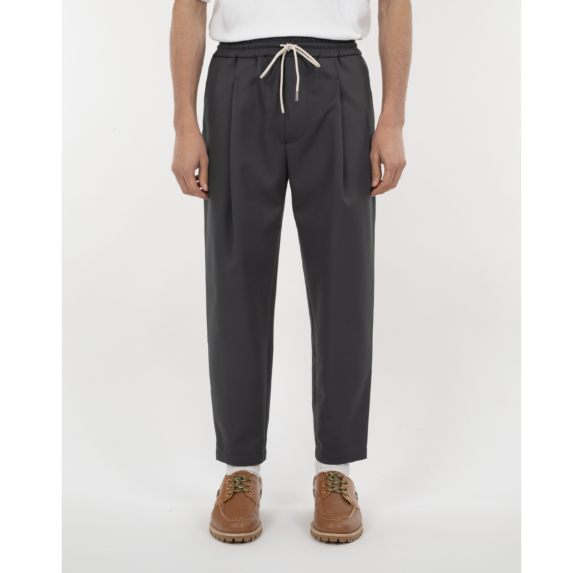 Drôle de Monsieur Cropped Pants Dark Grey