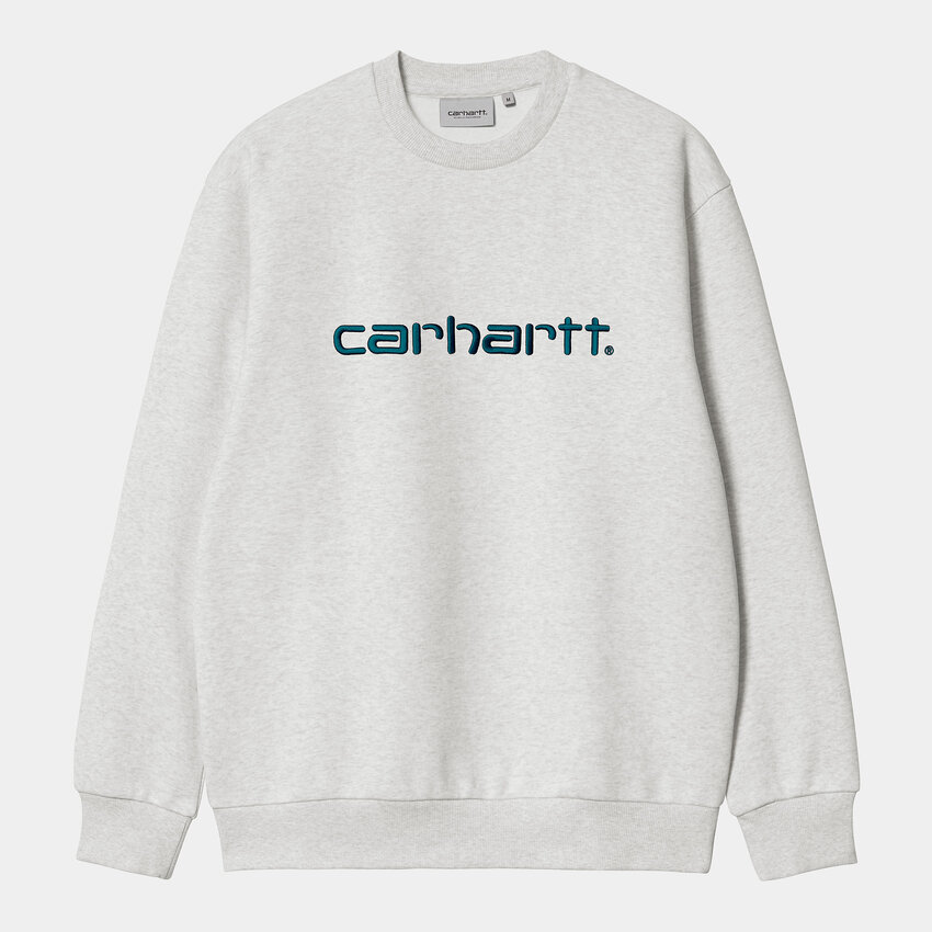 Carhartt WIP Carhartt Sweatshirt Ash Heather/Duck Blue