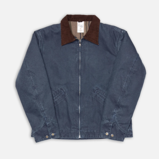 Nudie Jeans Blake Zip Jacket Canvas Blue