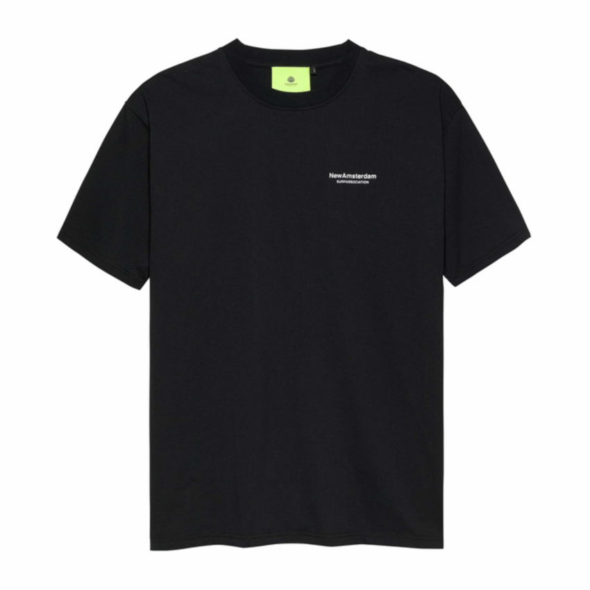 New Amsterdam Surf Association  Oyster Tee Black