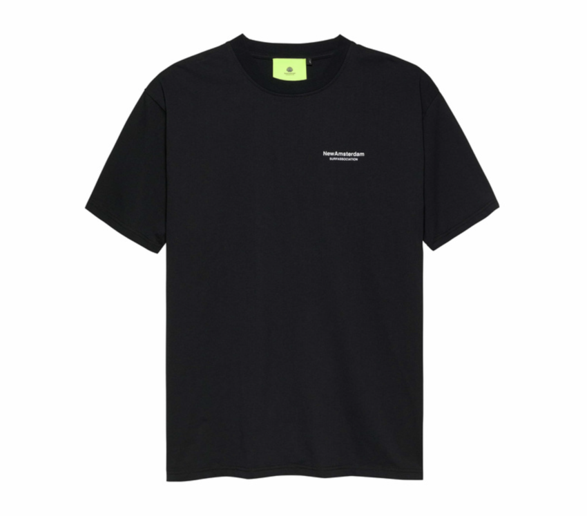 New Amsterdam Surf Association  Oyster Tee Black