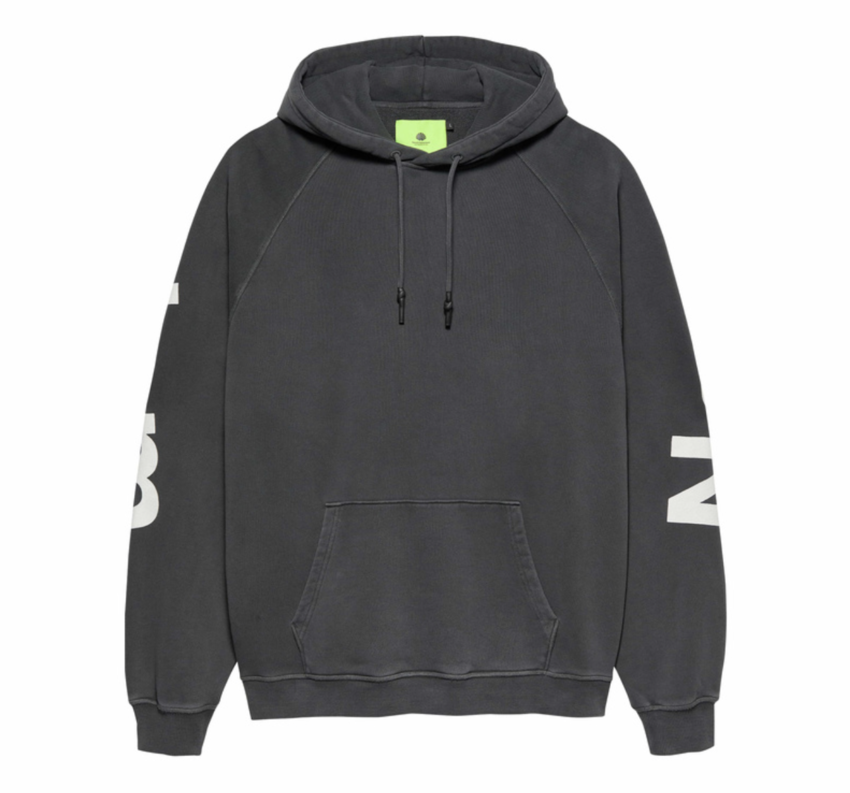 New Amsterdam Surf Association  Logo Line Hoodie Anthracite