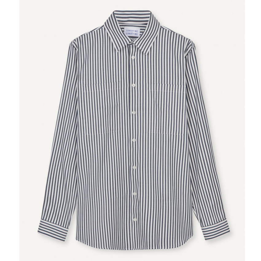 Libertine Libertine Canyon 2368 Shirt Navy Stripe