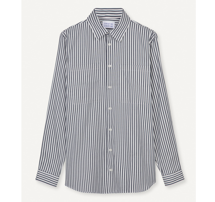 Libertine Libertine Canyon 2368 Shirt Navy Stripe