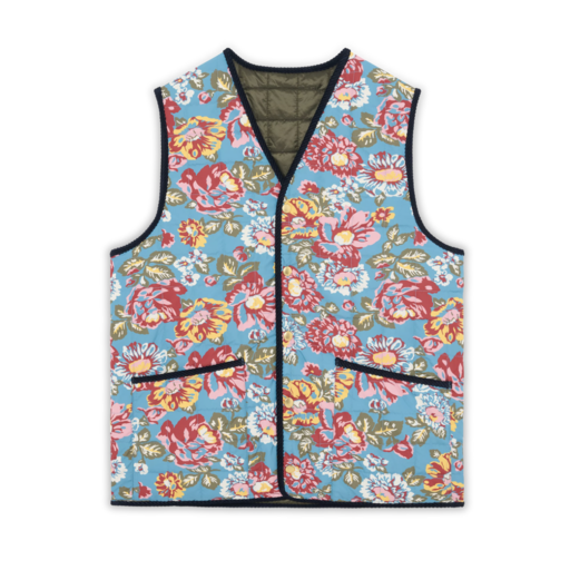 Drôle de Monsieur Reversible Quilted Bodywarmer Floral Print