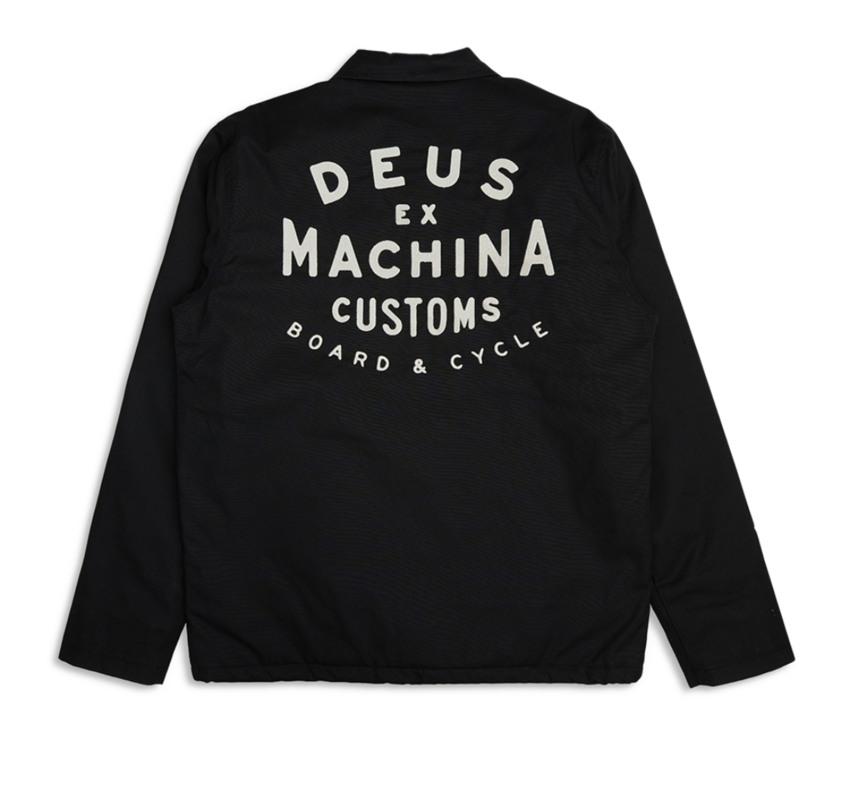 Deus Ex Machina Workshop Coach Jacket Black