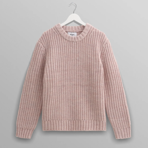 Wilde Crew Thick Knit Pink
