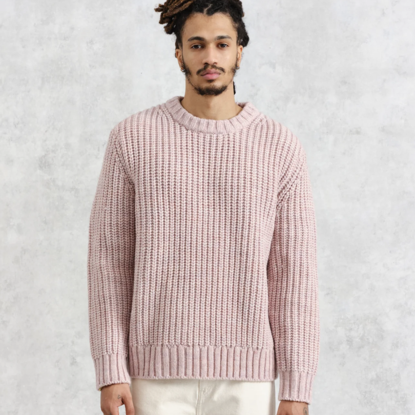 Wilde Crew Thick Knit Pink