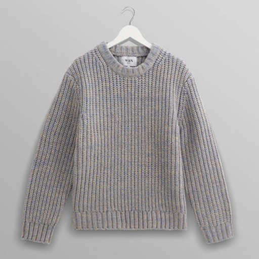 Wilde Crew Thick Knit Blue