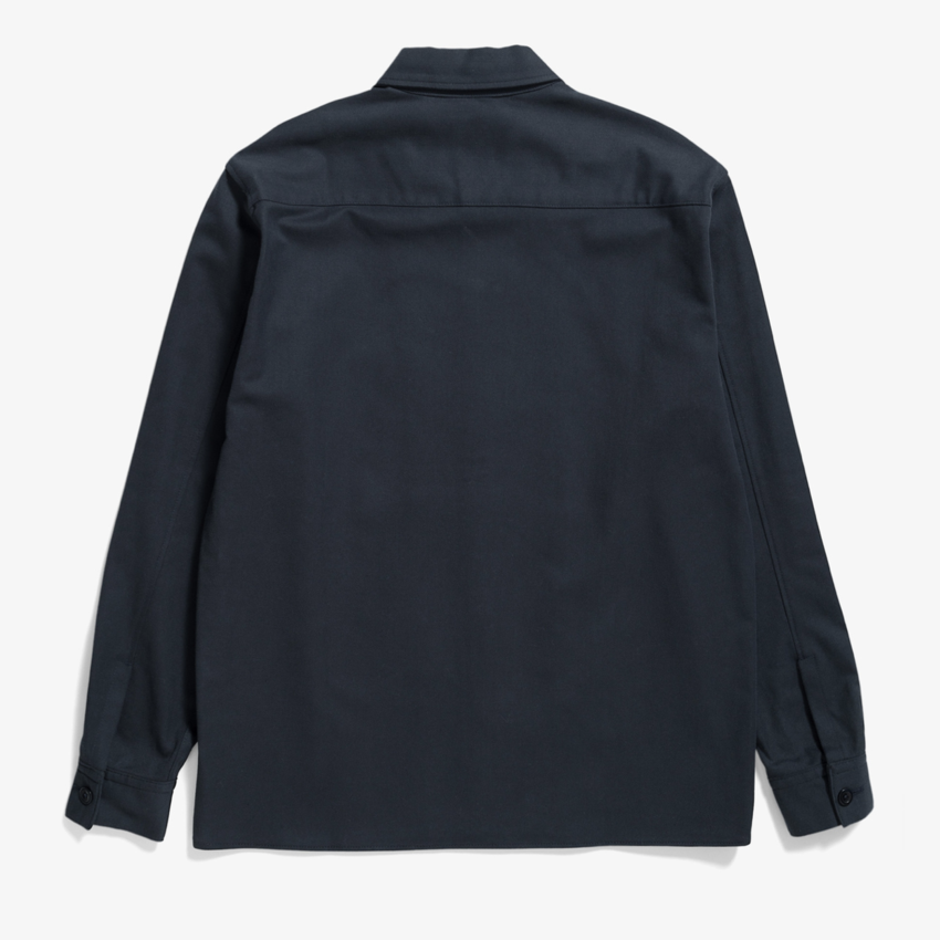 Norse Projects  Carsten Cotton Wool LS Shirt Dark Navy