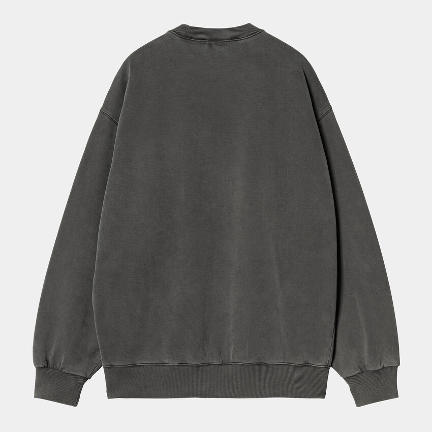 Carhartt WIP Vista Sweat Graphite Garment Dyed