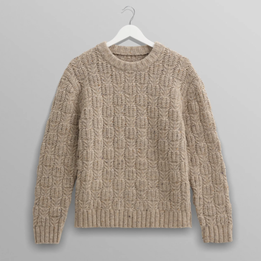 Wilde Crew Checker Leaf Naturel