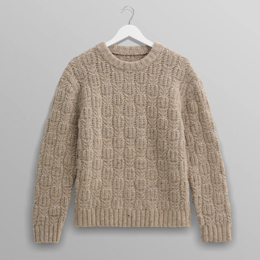 Wilde Crew Checker Leaf Naturel