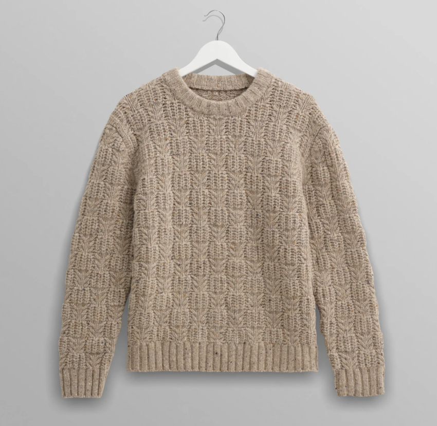 Wilde Crew Checker Leaf Naturel