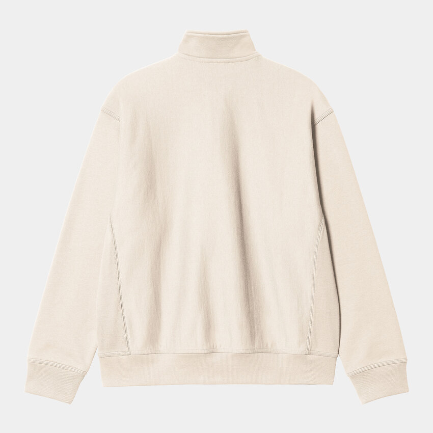 Carhartt WIP Half Zip American Script Sweatshirt Moonbeam