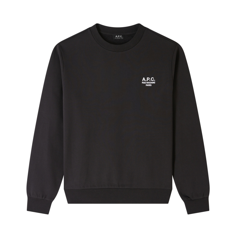 A.P.C. Paris Standard Rue Madame Sweatshirt Black/White Baretta Den Haag Denim Social Club
