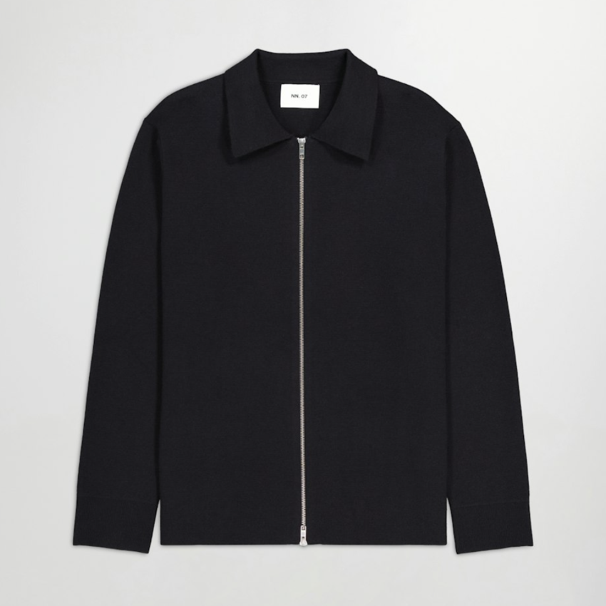 NN07 Harald Full Zip 6530 Deep Navy