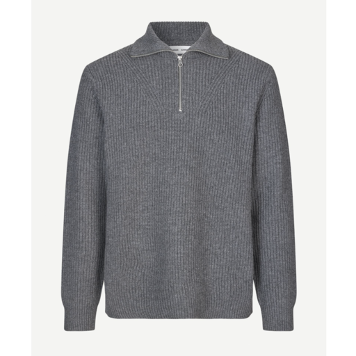 Samsoe//Samsoe Jacks Half Zip 15010 Charcoal