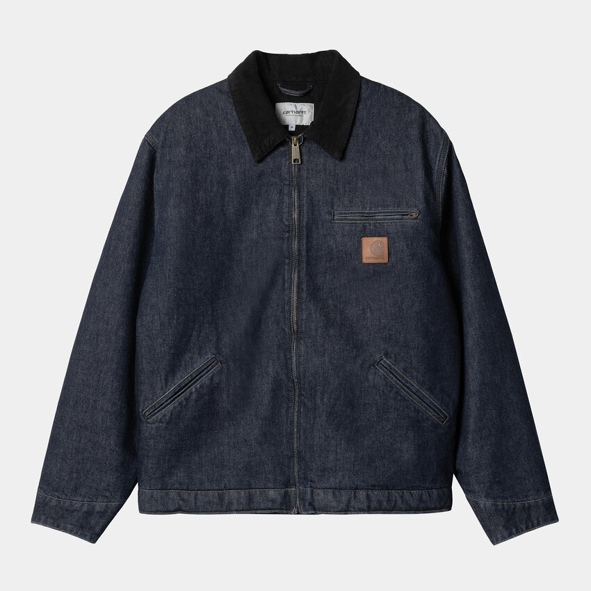 Carhartt WIP OG Detroit Jacket Rinsed Blue/Black