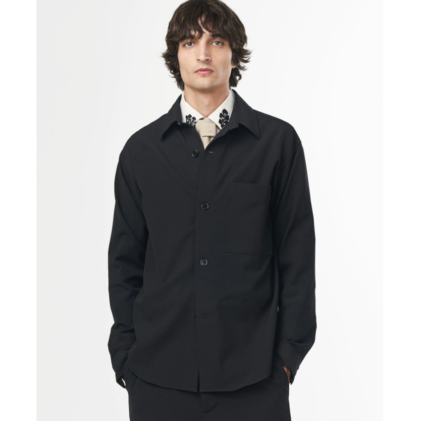 NN07 Adwin Overshirt 1903 Black