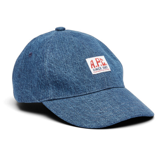 A.P.C. Paris Charlie Carpenter Cap Indigo