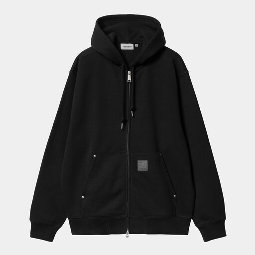Carhartt WIP Hooded Eldon Sweat Jacket Black