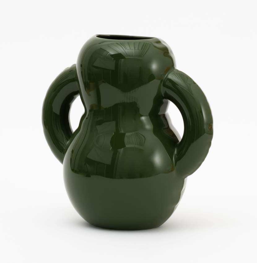 Home STUDYO Vase 'OSCAR' Moss Gloss