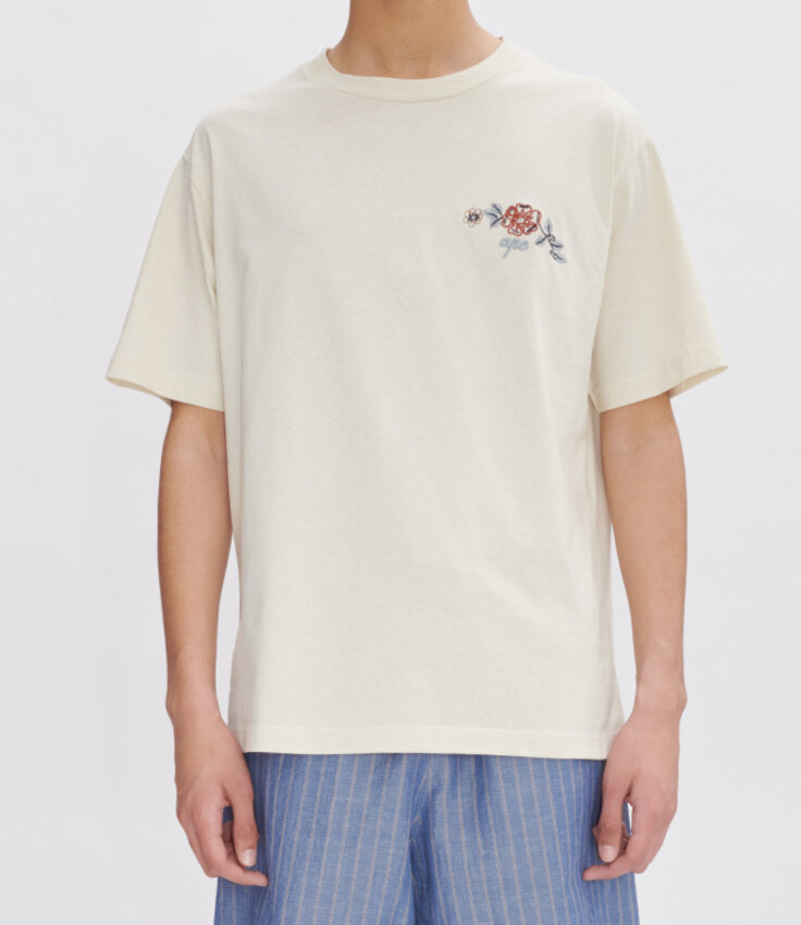 A.P.C. Paris Oscar Tee Ecru