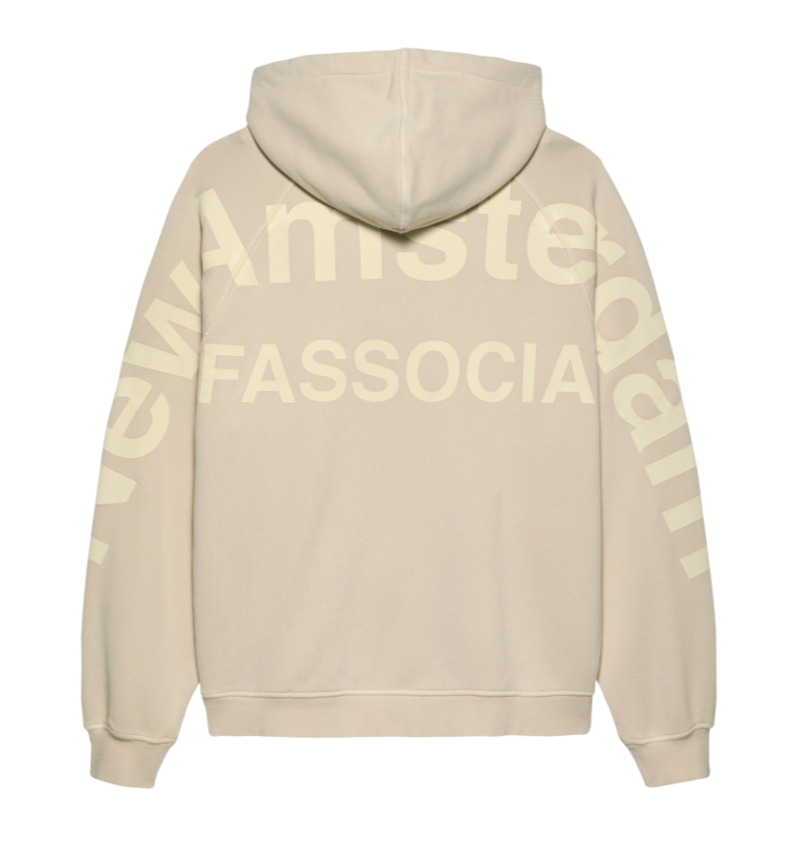 New Amsterdam Surf Association Logo Line Hoodie Turtledove