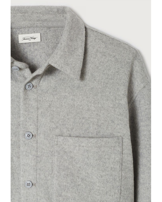 American Vintage Dodiloo Loose Overshirt Polar Melange