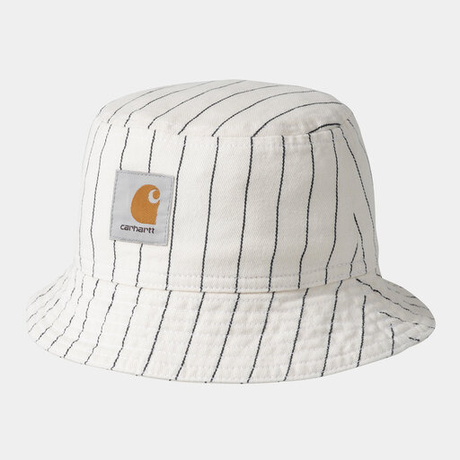 Carhartt WIP Hendry Bucket Hat Seaton Stripe Wax/Dark Navy
