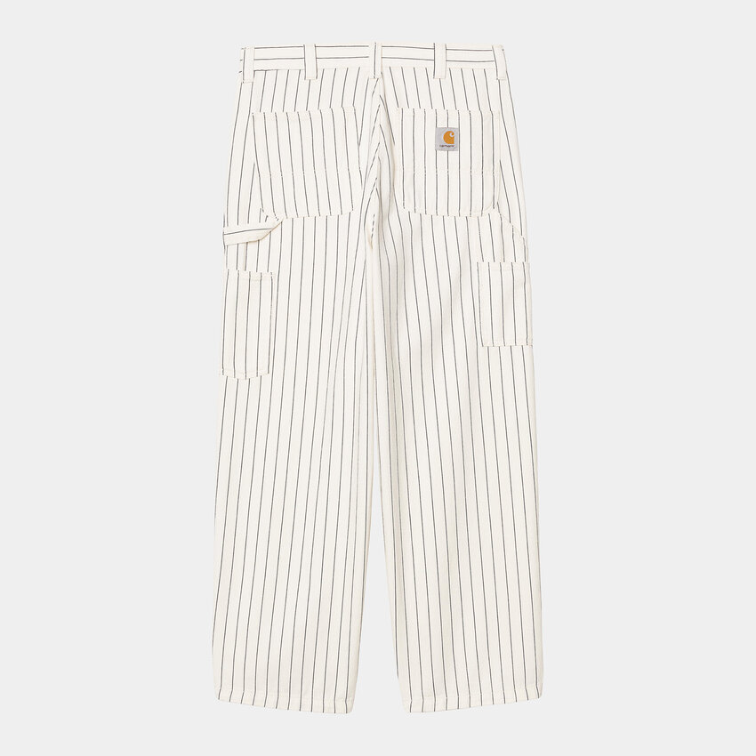 Carhartt WIP OG Single Knee Pant Seaton Stripe Wax/Dark Navy Rinsed