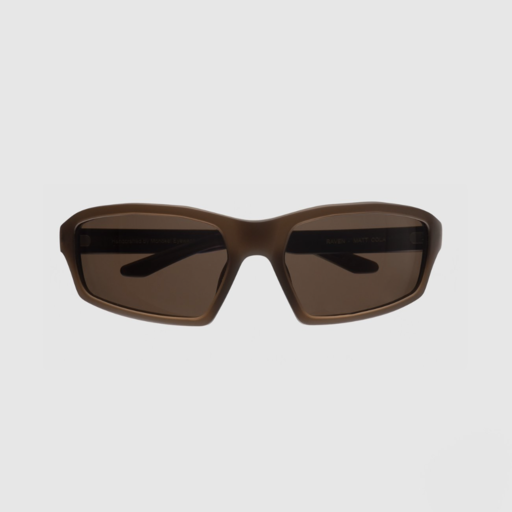 Monokel Raven Matt Cola Brown Solid Polarized Lens