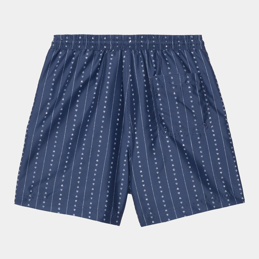 Carhartt WIP Slater Swim Trunks Heart C Pinstripe Ink