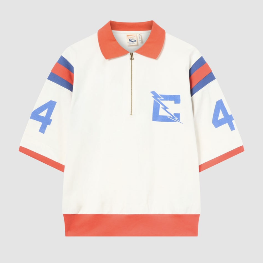 Champion Reverse Weave Index & Archive Polo White/Blue/Red