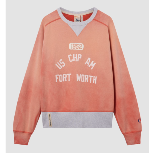 Champion Reverse Weave Index & Archive Crewneck Sweatshirt Red