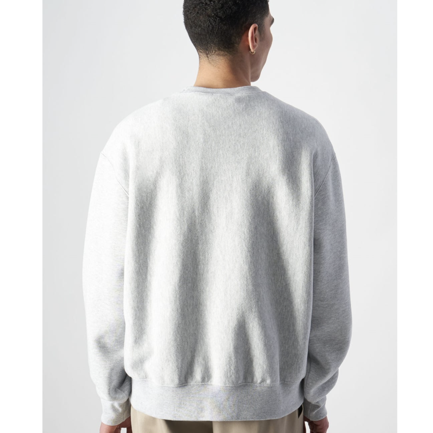 Champion Reverse Weave Heavyweight Fleece Crewneck Sweatshirt Light Grey