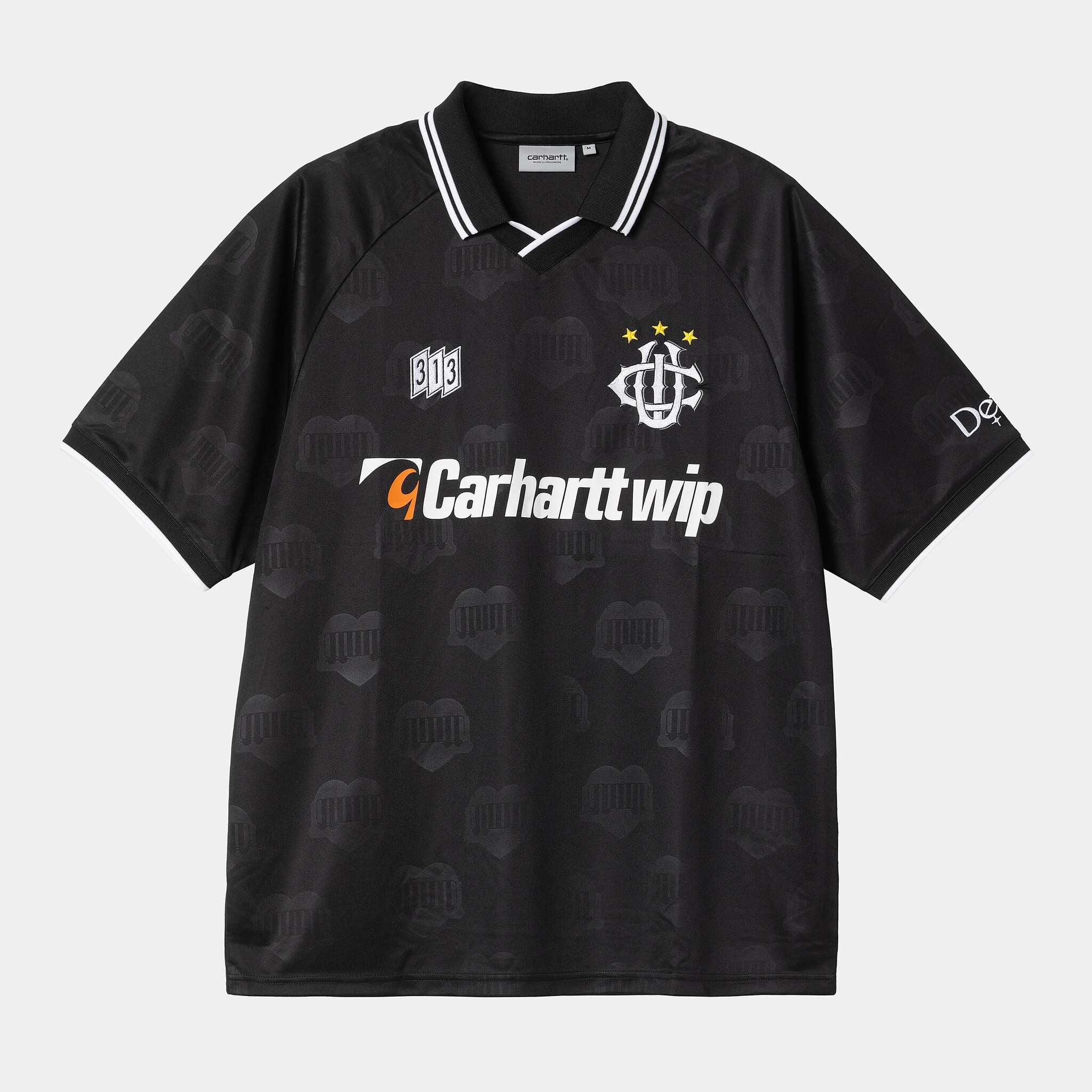 ウェア Carhartt WIP S/S HARTTS FOOTBALL T-SHIRT Carhartt WIP S/S Hartt's Football T-Shirt Black - Baretta The