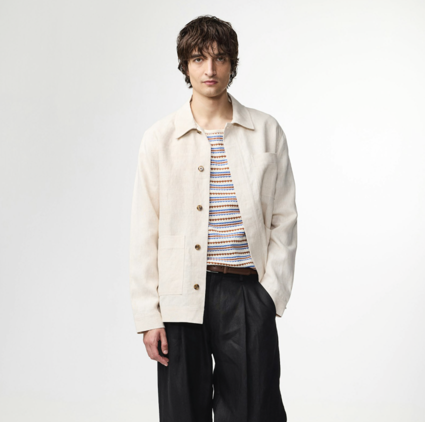 NN07 Olav Overshirt 1454 Oat
