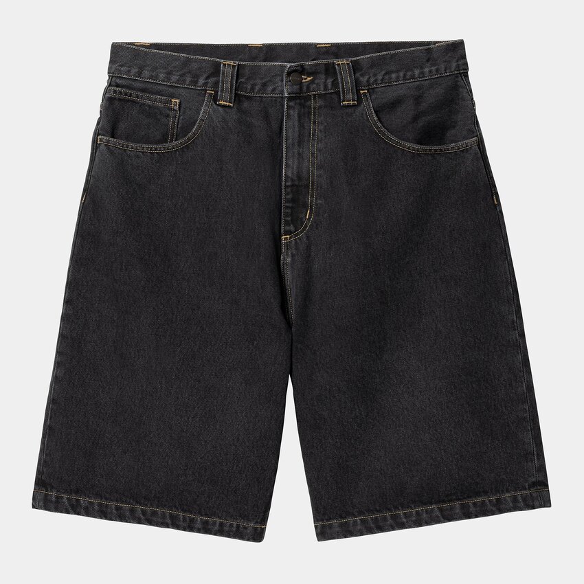 Carhartt WIP Brandon Short Stone Washed Black