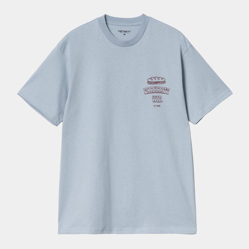 Carhartt WIP S/S Sandwich T-Shirt Blue Fog