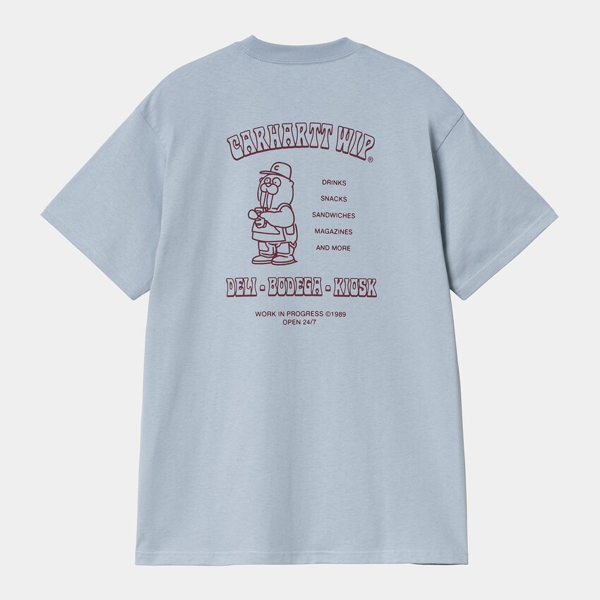 Carhartt WIP S/S Sandwich T-Shirt Blue Fog