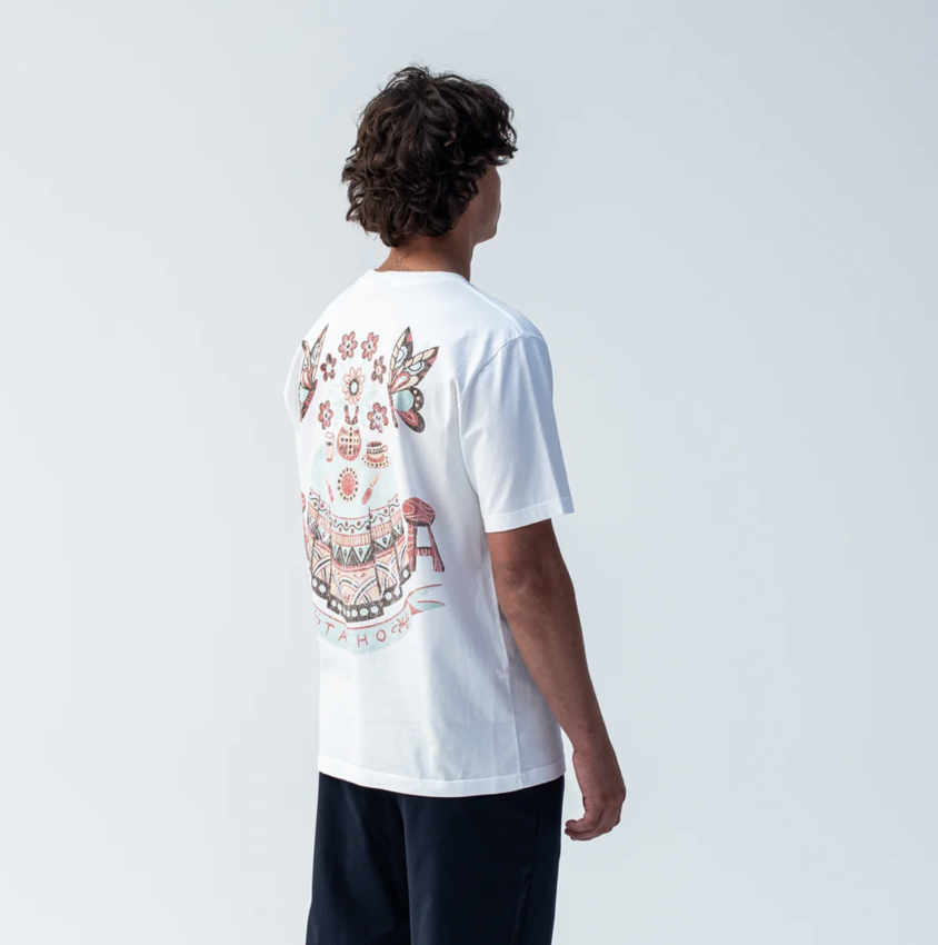 TACHO Radja Lonely Table Tee White