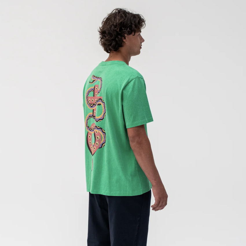 TACHO Abu Sticky Snake Tee Island Green