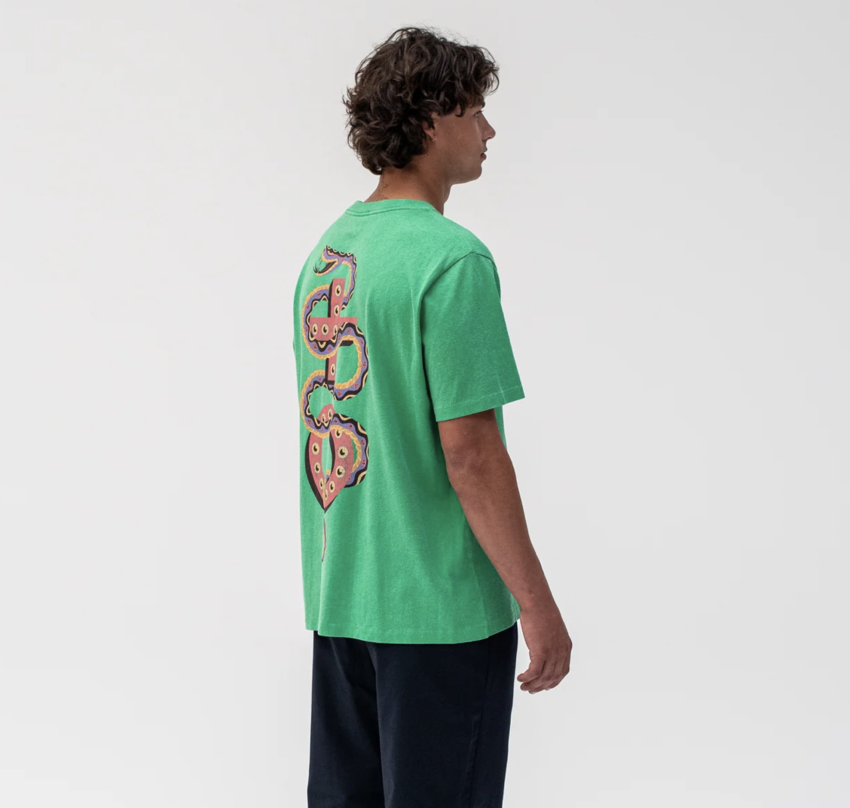 TACHO Abu Sticky Snake Tee Green